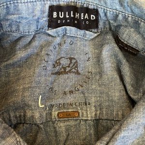 Bullhead denim men’s button down